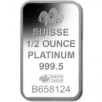 Platinum & Palladium 1/2oz PAMP Minted Bar Platinum