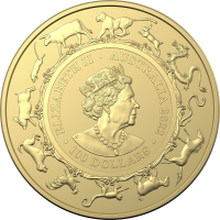  1oz 9999 Gold Royal Australian Mint Tiger Coin