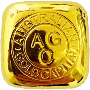 1oz AGC 9999 Cast Gold Bullion Bar