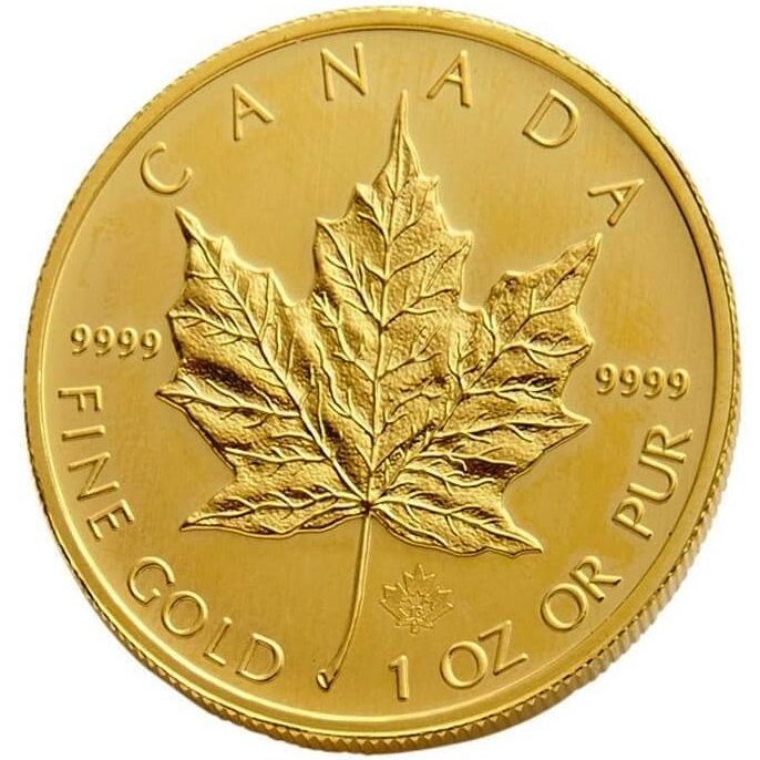 Gold & Silver Coins 1oz Canadian Gold Maple Leaf Coin