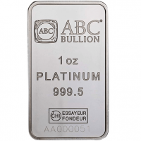 Platinum & Palladium 1oz ABC Platinum 9995 Minted Tablet
