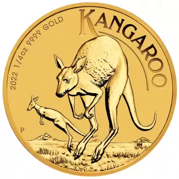 1/4oz Perth Mint Kangaroo Minted Coin Gold