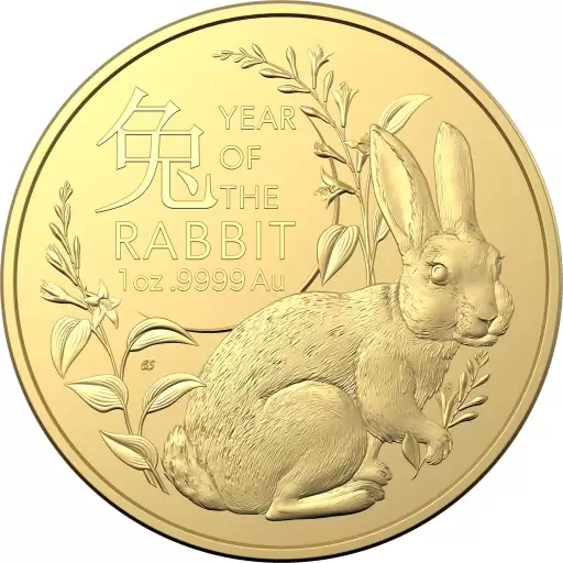 1oz Gold Royal Australian Mint Rabbit 2023 Minted Coin