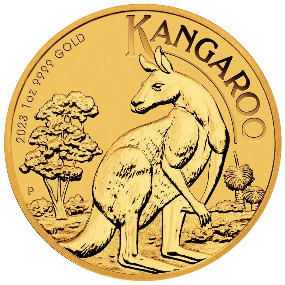 1oz Perth Mint Kangaroo 2023 Minted Coin Gold