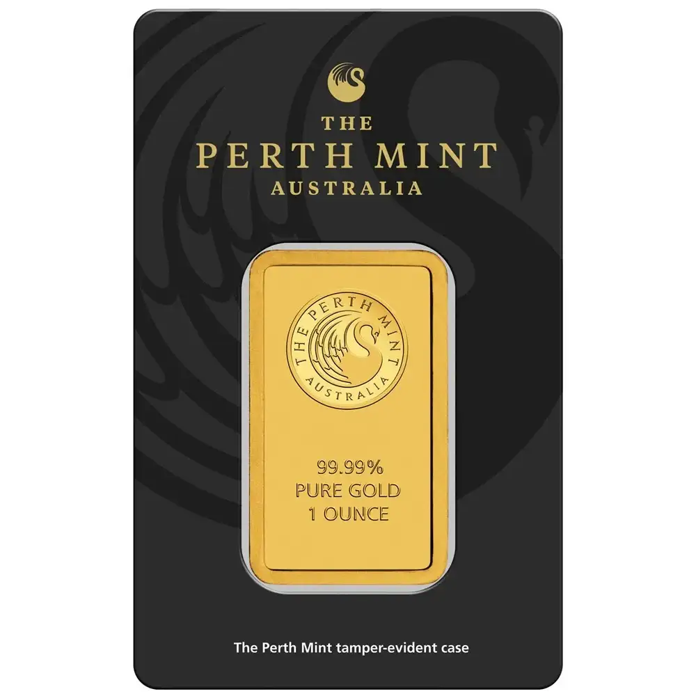 1oz Perth Mint Gold Certicard Minted Bar