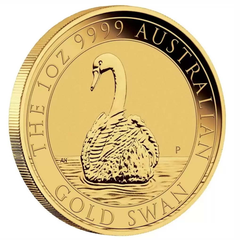 1oz Gold Perth Mint Swan 2023 1oz Gold Bullion Coin