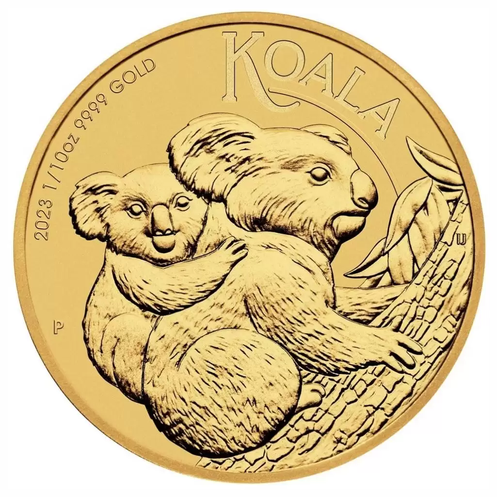 1/10th Perth Mint Koala Gold Coin 2023