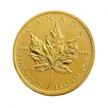1oz Canadian Gold Maple Leaf Coin