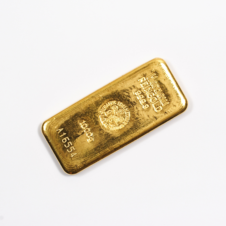 bullion bar of gold